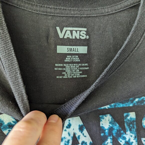 Womens Vans Toodlez Long Sleeve Boyfriend Tee. Size small - Picture 3 of 8